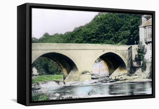 Bridge over the River Allan, Bridge-Of-Allan, Stirling, 1926-null-Framed Stretched Canvas