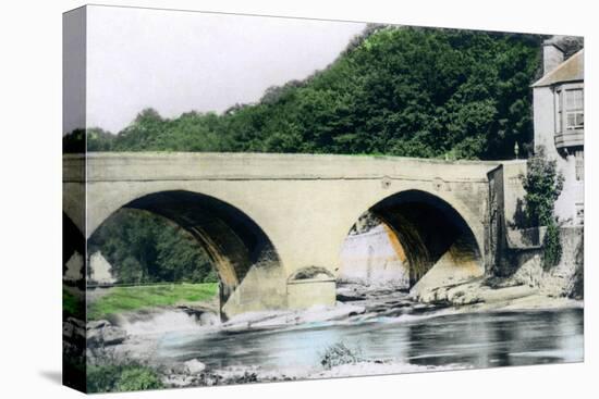 Bridge over the River Allan, Bridge-Of-Allan, Stirling, 1926-null-Stretched Canvas