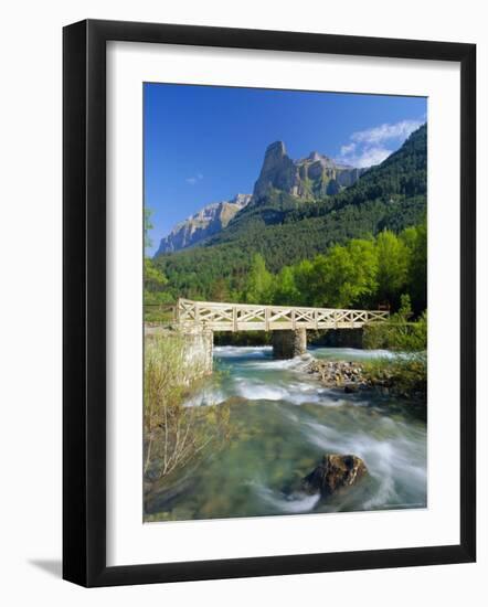 Bridge Over the River Arazas, Huesca (Pyrenees), Ordesa National Park, Aragon, Spain, Europe-Ruth Tomlinson-Framed Photographic Print