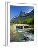 Bridge Over the River Arazas, Huesca (Pyrenees), Ordesa National Park, Aragon, Spain, Europe-Ruth Tomlinson-Framed Photographic Print