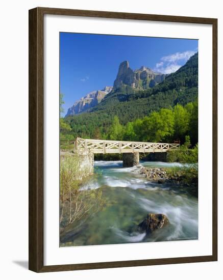 Bridge Over the River Arazas, Huesca (Pyrenees), Ordesa National Park, Aragon, Spain, Europe-Ruth Tomlinson-Framed Photographic Print