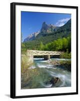 Bridge Over the River Arazas, Huesca (Pyrenees), Ordesa National Park, Aragon, Spain, Europe-Ruth Tomlinson-Framed Photographic Print