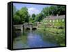 Bridge Over the River Colne, Bibury, the Cotswolds, Oxfordshire, England, UK-Neale Clarke-Framed Stretched Canvas