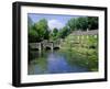 Bridge Over the River Colne, Bibury, the Cotswolds, Oxfordshire, England, UK-Neale Clarke-Framed Photographic Print