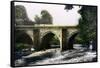 Bridge over the River Derwent, Matlock, Derbyshire, 1926-null-Framed Stretched Canvas