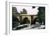 Bridge over the River Derwent, Matlock, Derbyshire, 1926-null-Framed Giclee Print