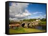 Bridge over the River Ilen Near Skibbereen, County Cork, Ireland-null-Framed Stretched Canvas