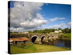 Bridge over the River Ilen Near Skibbereen, County Cork, Ireland-null-Stretched Canvas