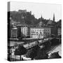 Bridge over the Salzach, Salzburg, Austria, C1900s-Wurthle & Sons-Stretched Canvas