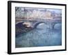 Bridge Over the Seine, Pont De Seine, Paris-Eugène Boudin-Framed Giclee Print