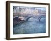 Bridge Over the Seine, Pont De Seine, Paris-Eugène Boudin-Framed Giclee Print