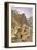 Bridge over the Sutlej at Wangtoo, from 'India Ancient and Modern', 1867 (Colour Litho)-William 'Crimea' Simpson-Framed Giclee Print