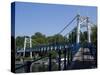 Bridge Over the Thames Near Teddington Lock, Teddington, Near Richmond, Surrey, England, Uk-null-Stretched Canvas