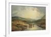 Bridge over the Usk-J M W Turner-Framed Giclee Print