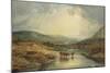 Bridge over the Usk-J M W Turner-Mounted Giclee Print
