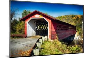 Bridge Over The Waloomsac River-George Oze-Mounted Photographic Print