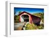 Bridge Over The Waloomsac River-George Oze-Framed Premium Photographic Print