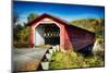 Bridge Over The Waloomsac River-George Oze-Mounted Premium Photographic Print