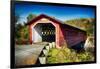 Bridge Over The Waloomsac River-George Oze-Framed Photographic Print