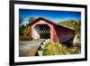 Bridge Over The Waloomsac River-George Oze-Framed Photographic Print