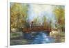 Bridge over the water-Anna Polanski-Framed Art Print