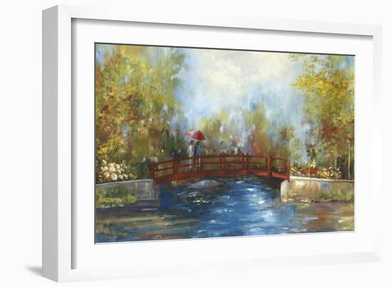 Bridge over the water-Anna Polanski-Framed Art Print