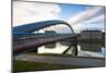 Bridge over Vistula River at Sunrise Time, Krakow, Poland-dziewul-Mounted Photographic Print