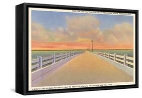 Bridge, Pensacola, Florida-null-Framed Stretched Canvas