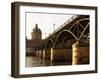 Bridge Pont Des Arts Over the Seine River, Academie Francaise, Paris, France-Per Karlsson-Framed Photographic Print