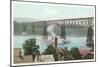 Bridge, Poughkeepsie, New York-null-Mounted Art Print