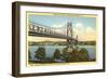 Bridge, Poughkeepsie, New York-null-Framed Art Print