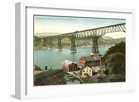 Bridge, Poughkeepsie, New York-null-Framed Art Print