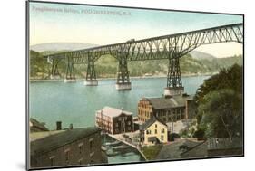 Bridge, Poughkeepsie, New York-null-Mounted Art Print