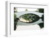 Bridge reflecting in water, Venice Beach, Los Angeles, California, USA-Panoramic Images-Framed Photographic Print