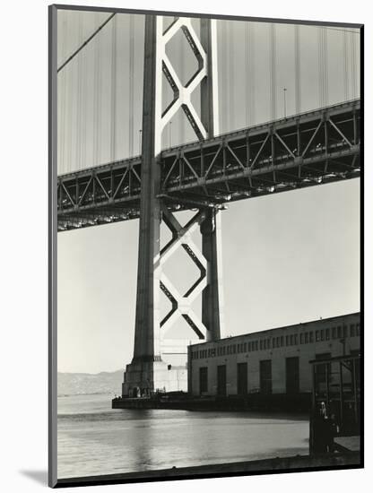 Bridge, San Francisco, 1937-Brett Weston-Mounted Photographic Print