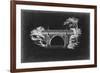 Bridge Schematic I-null-Framed Art Print