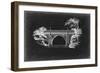 Bridge Schematic I-null-Framed Art Print