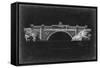 Bridge Schematic II-null-Framed Stretched Canvas