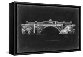 Bridge Schematic II-null-Framed Stretched Canvas