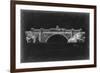 Bridge Schematic II-null-Framed Art Print