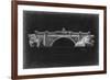 Bridge Schematic II-null-Framed Art Print
