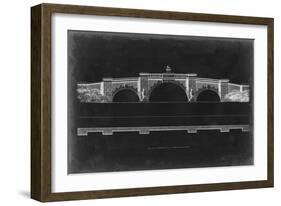 Bridge Schematic III-null-Framed Art Print