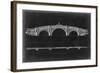 Bridge Schematic IV-null-Framed Art Print