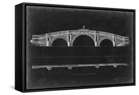 Bridge Schematic IV-null-Framed Stretched Canvas