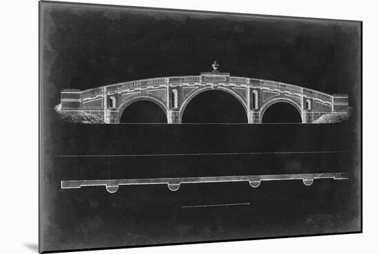 Bridge Schematic IV-null-Mounted Art Print