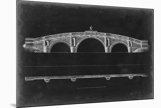 Bridge Schematic IV-null-Mounted Art Print