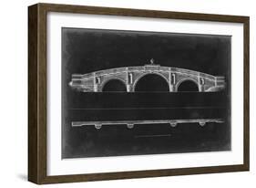 Bridge Schematic IV-null-Framed Premium Giclee Print