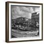 Bridge Spanning River in Middle of Town on the Island of Martinique-David Scherman-Framed Premium Photographic Print