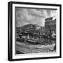 Bridge Spanning River in Middle of Town on the Island of Martinique-David Scherman-Framed Premium Photographic Print