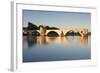 Bridge St. Benezet over Rhone River at Sunrise, France-Markus Lange-Framed Photographic Print